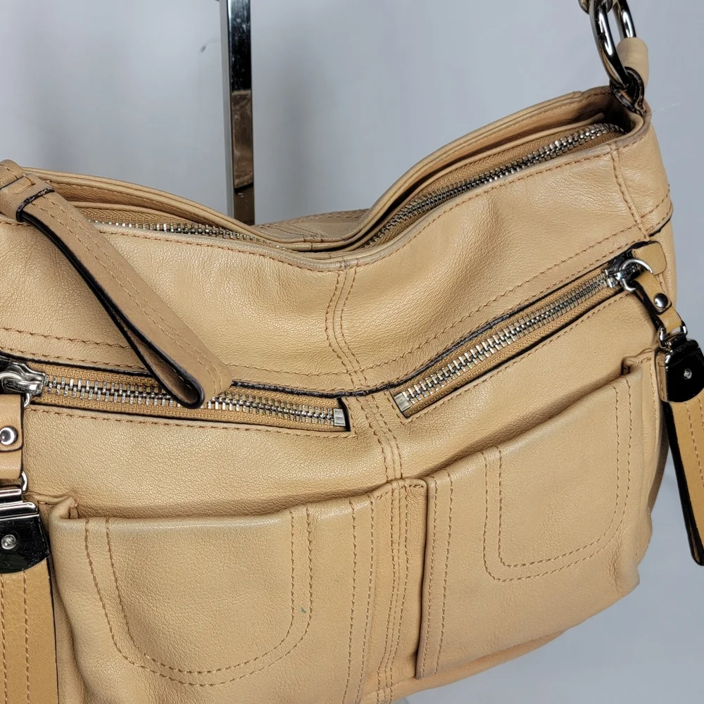 Tan B. Makowsky‎ Leather Satchel P21